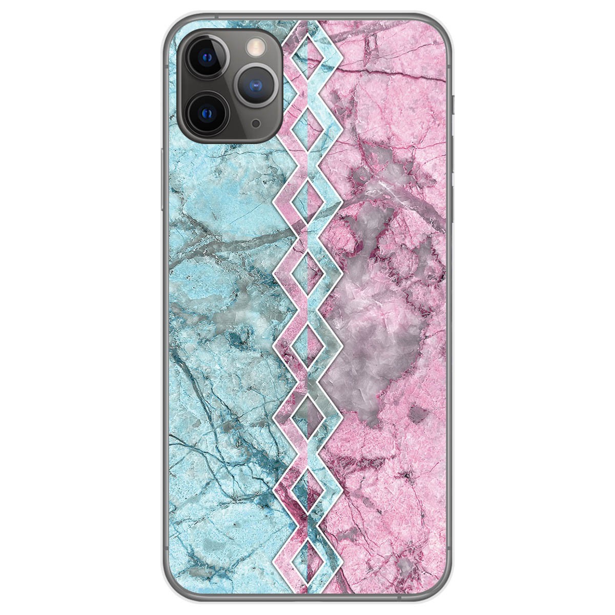 Funda Gel Tpu para Iphone 11 Pro Max (6.5) diseño Mármol 08 Dibujos