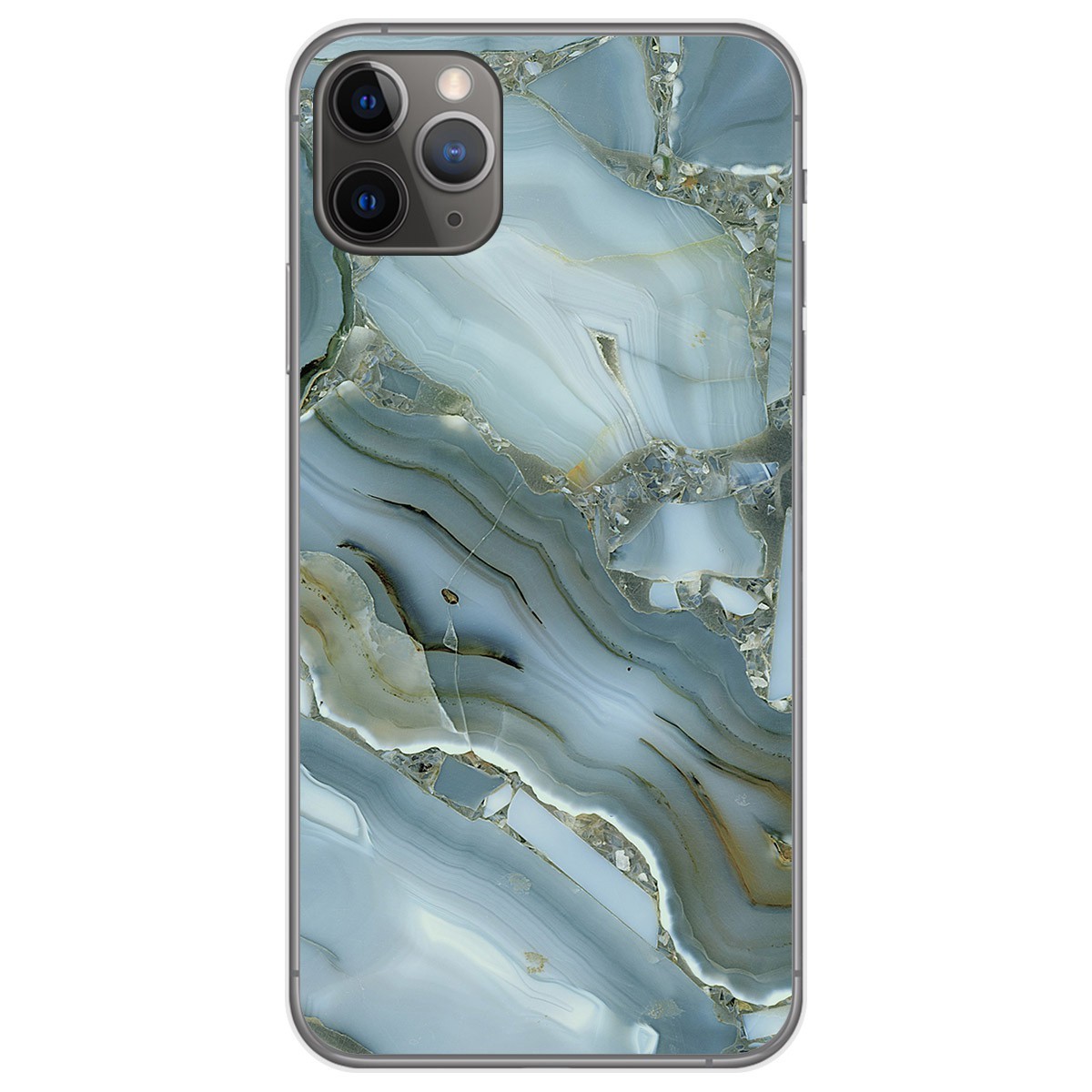 Funda Gel Tpu para Iphone 11 Pro Max (6.5) diseño Mármol 09 Dibujos
