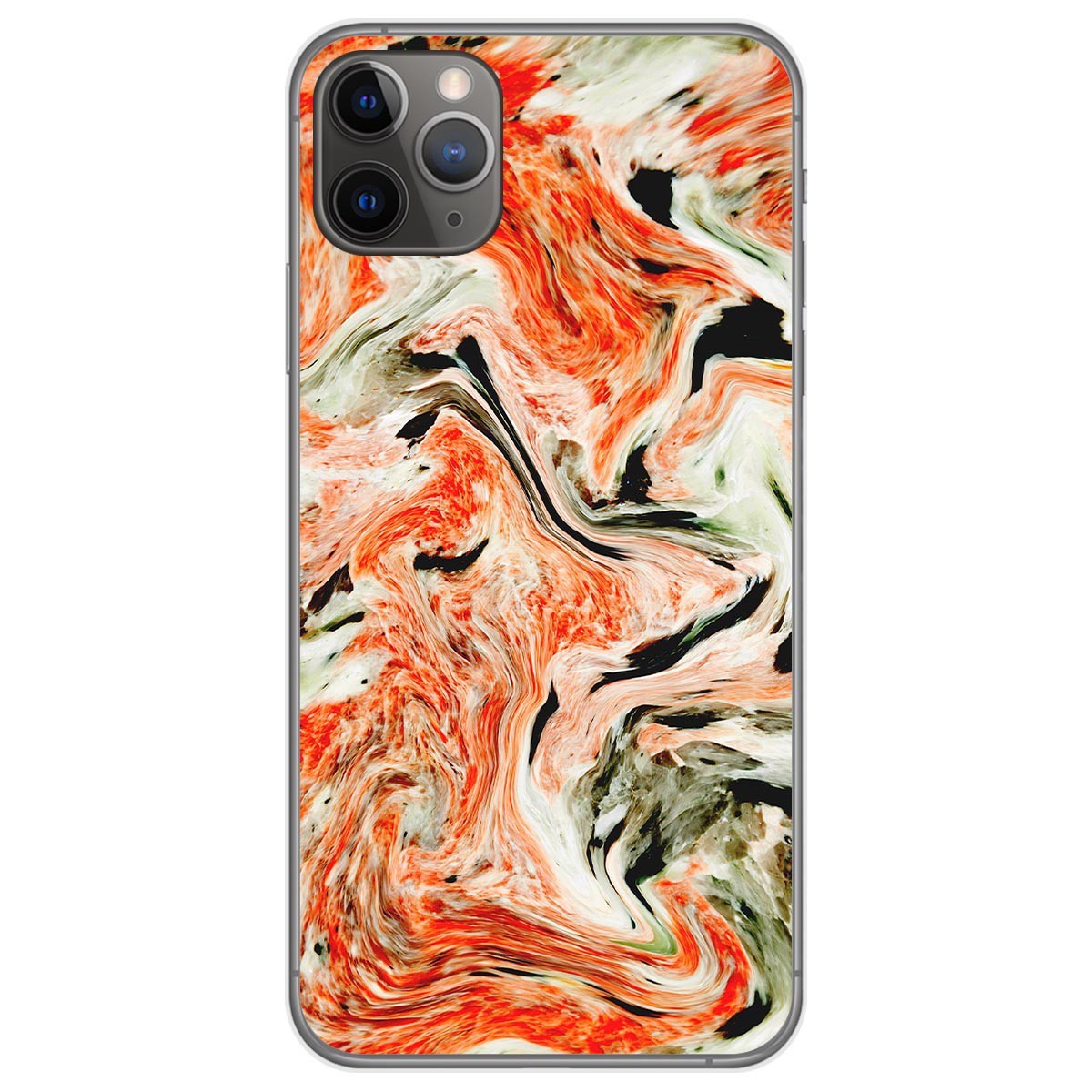 Funda Gel Tpu para Iphone 11 Pro Max (6.5) diseño Mármol 12 Dibujos