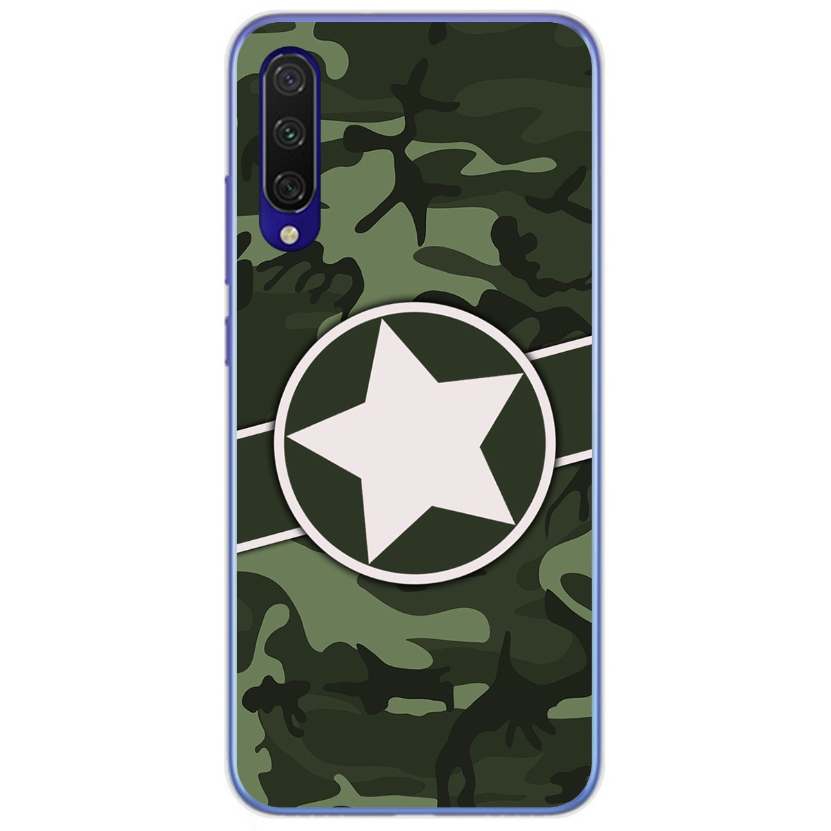Funda Gel Tpu para Xiaomi Mi 9 Lite diseño Camuflaje 01 Dibujos