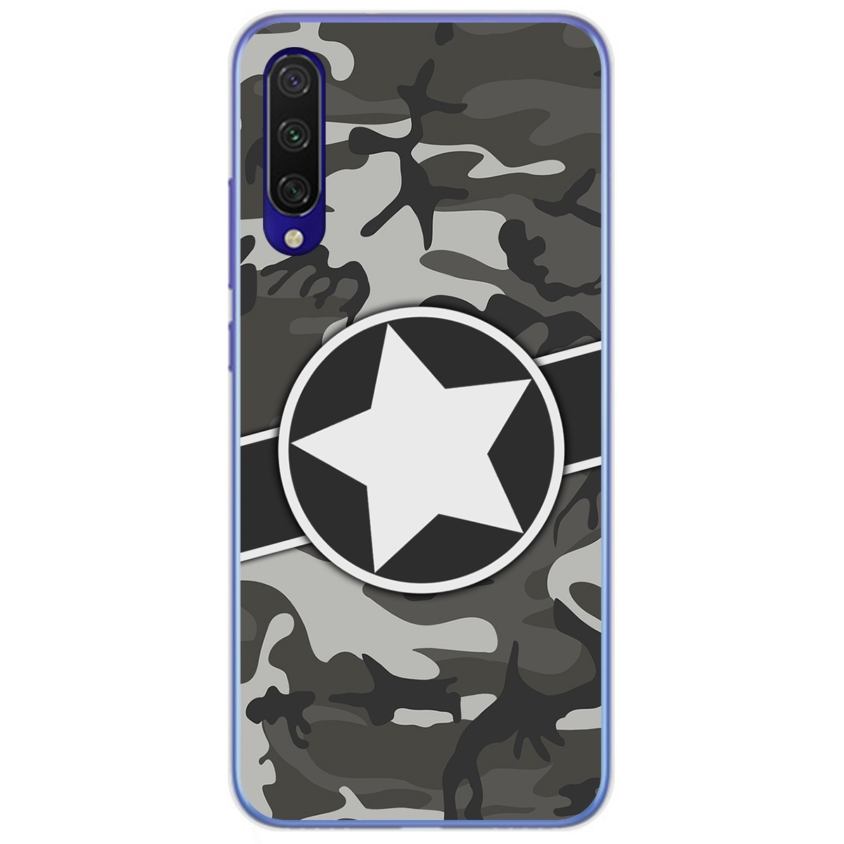 Funda Gel Tpu para Xiaomi Mi 9 Lite diseño Camuflaje 02 Dibujos