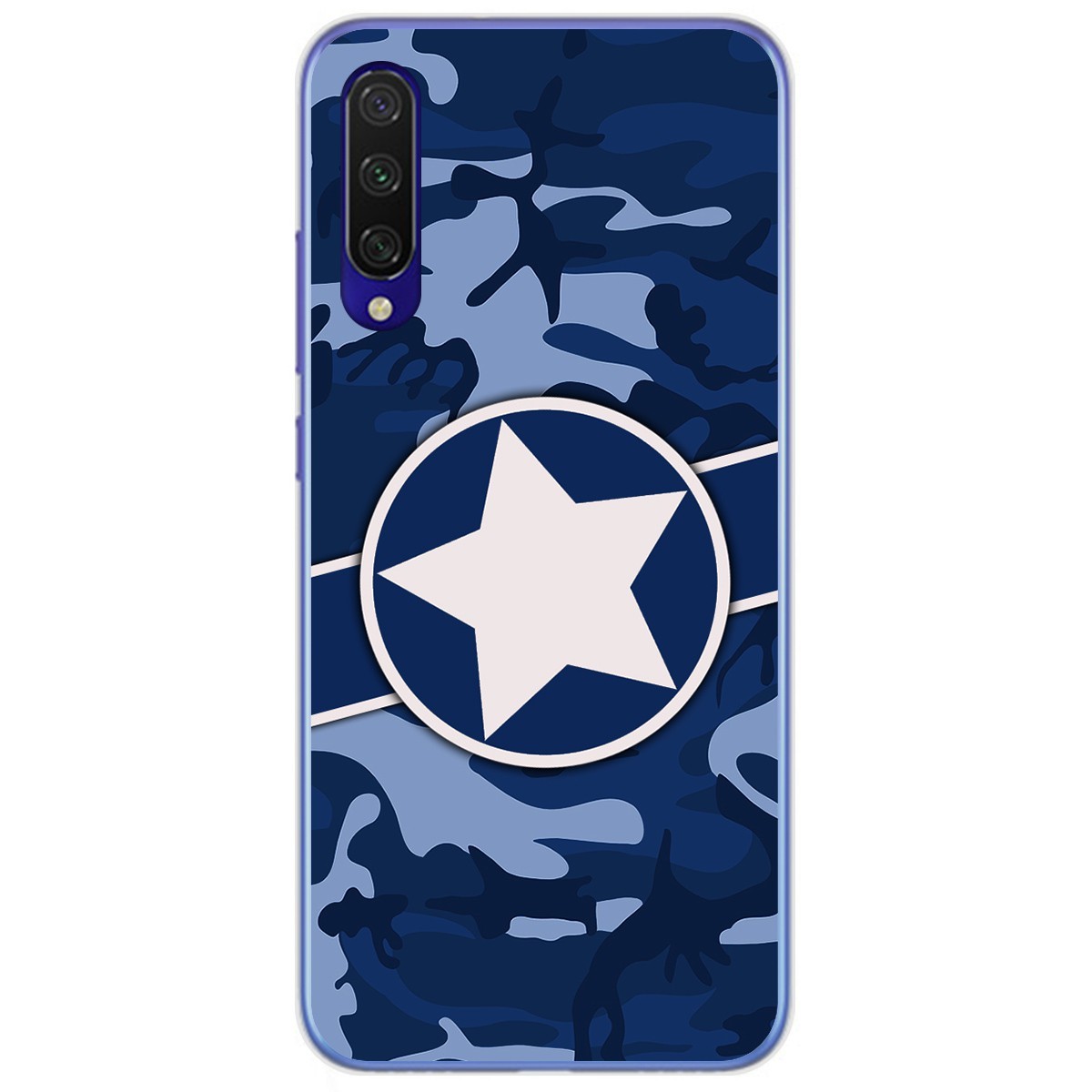 Funda Gel Tpu para Xiaomi Mi 9 Lite diseño Camuflaje 03 Dibujos