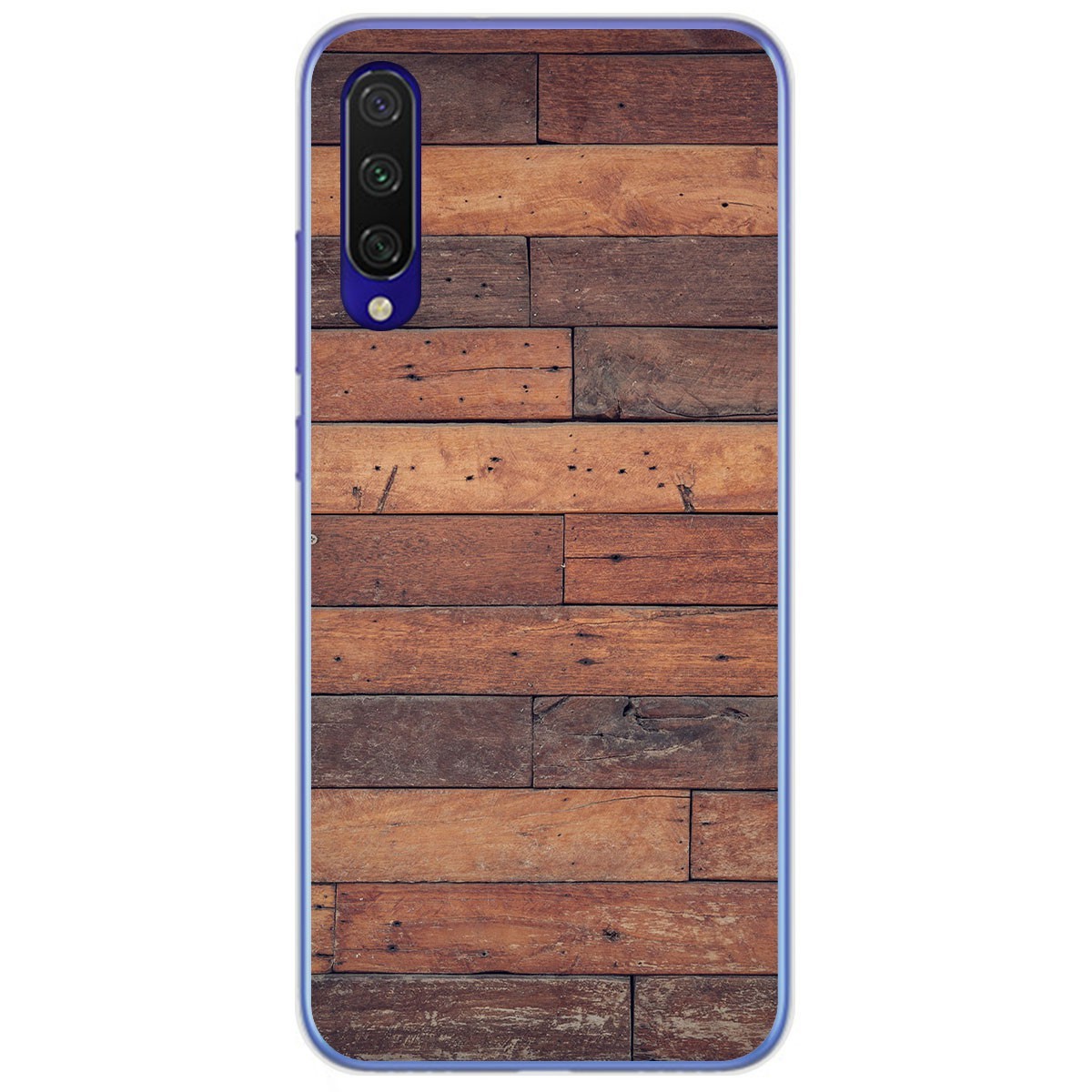 Funda Gel Tpu para Xiaomi Mi 9 Lite diseño Madera 03 Dibujos