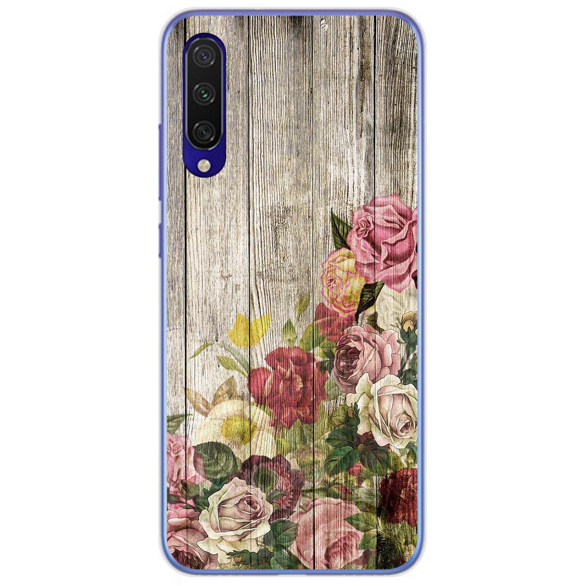 Funda Gel Tpu para Xiaomi Mi 9 Lite diseño Madera 08 Dibujos