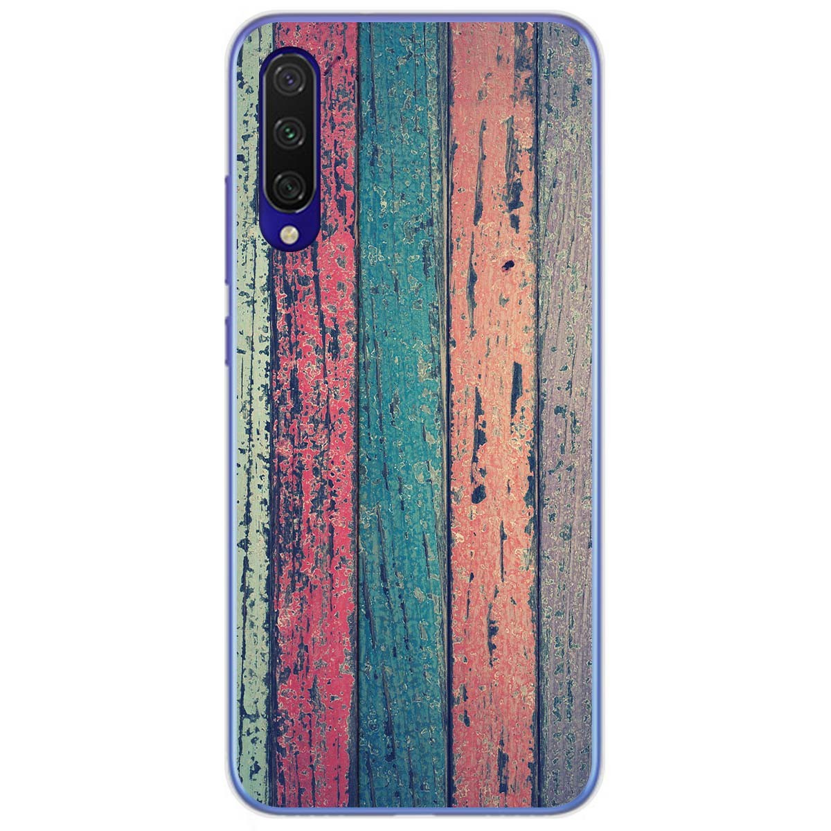 Funda Gel Tpu para Xiaomi Mi 9 Lite diseño Madera 10 Dibujos