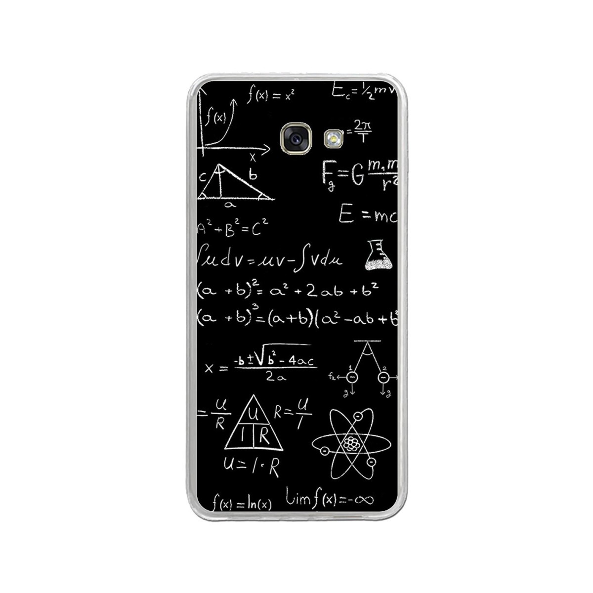Funda Gel Tpu para Samsung Galaxy A3 (2017) Diseño Formulas Dibujos