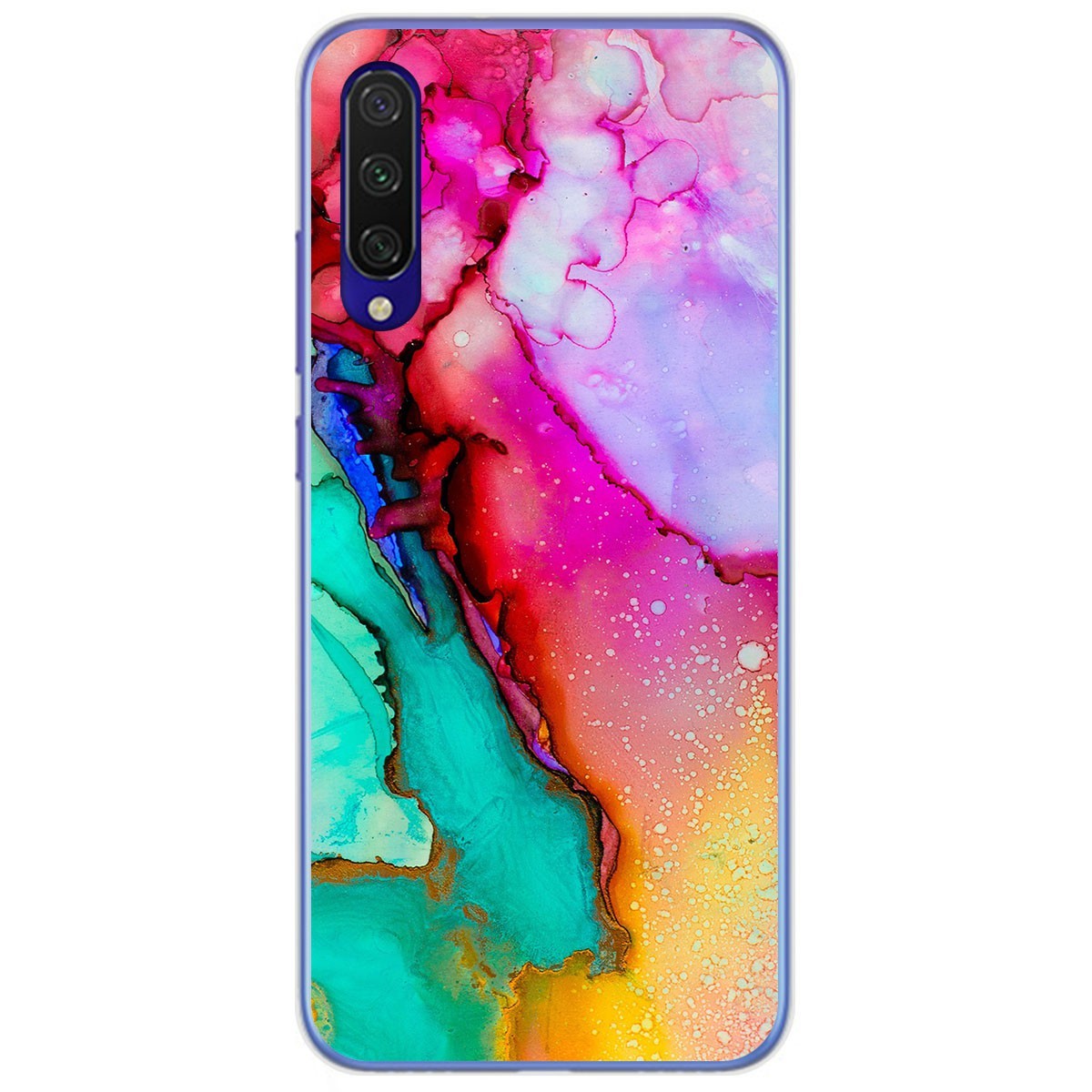 Funda Gel Tpu para Xiaomi Mi 9 Lite diseño Mármol 15 Dibujos