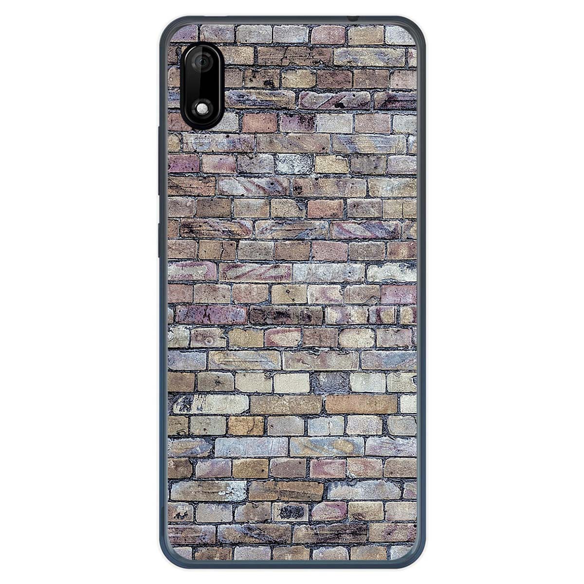 Funda Gel Tpu para Wiko Y70 diseño Ladrillo 02 Dibujos