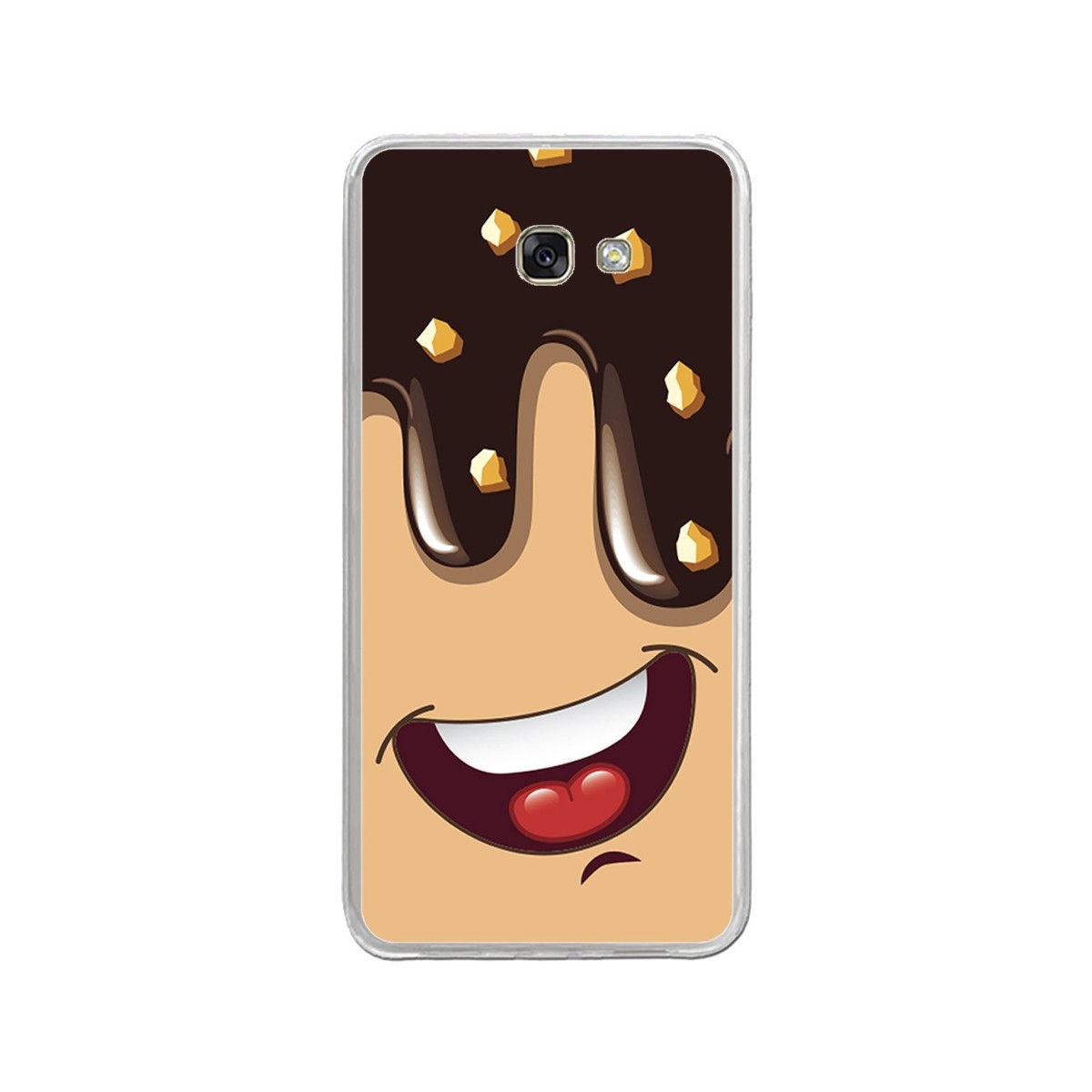 Funda Gel Tpu para Samsung Galaxy A3 (2017) Diseño Helado Chocolate Dibujos