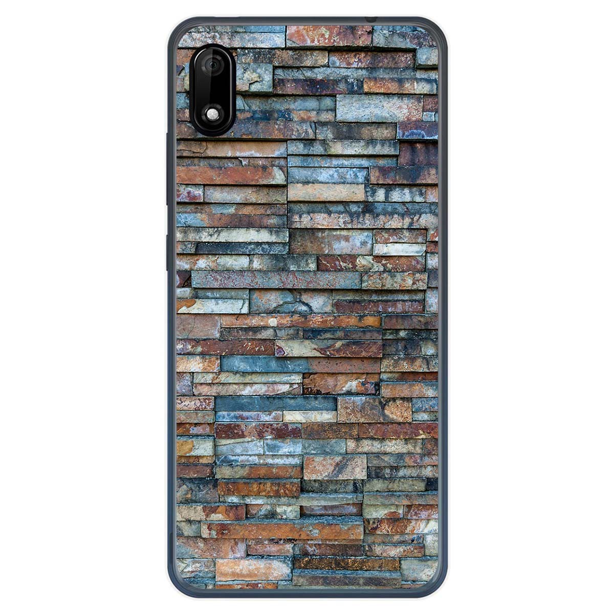 Funda Gel Tpu para Wiko Y70 diseño Ladrillo 05 Dibujos