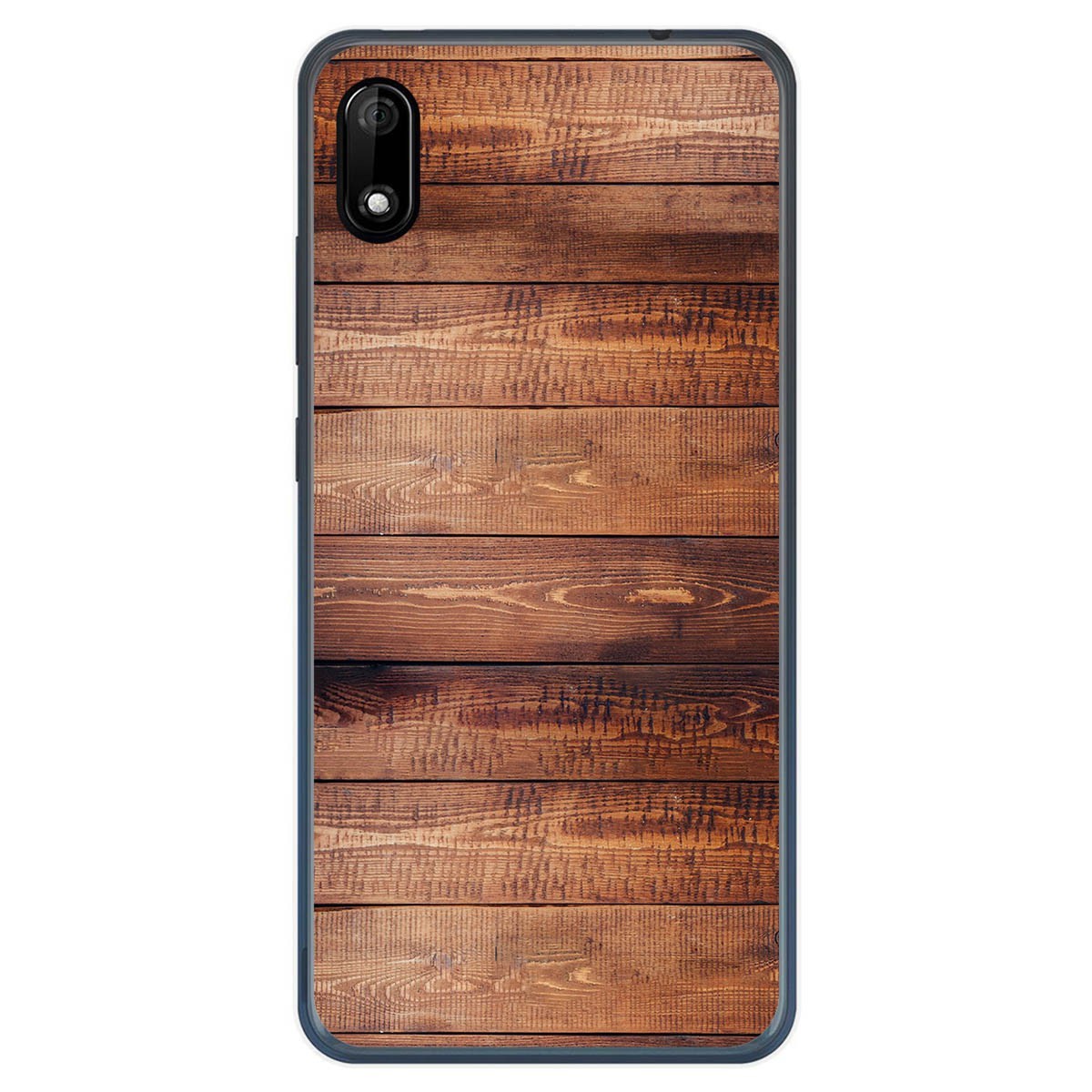 Funda Gel Tpu para Wiko Y70 diseño Madera 02 Dibujos