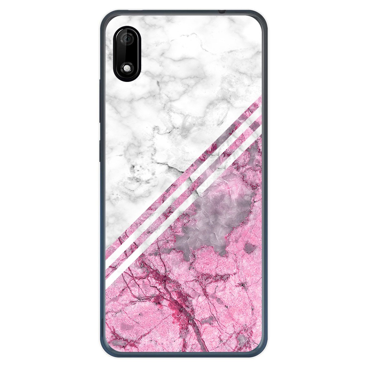 Funda Gel Tpu para Wiko Y70 diseño Mármol 03 Dibujos