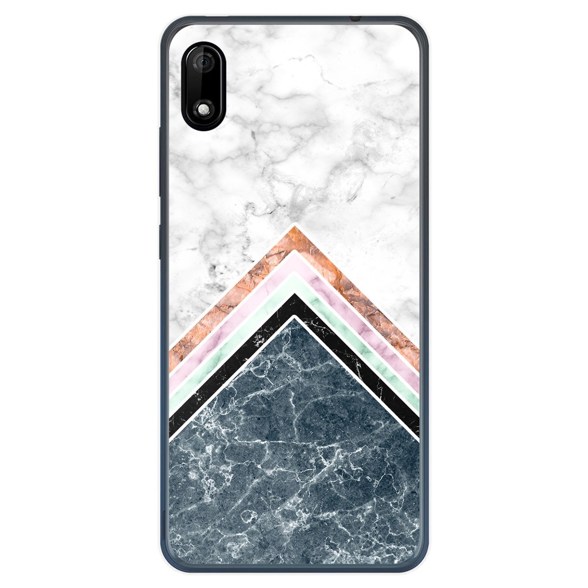 Funda Gel Tpu para Wiko Y70 diseño Mármol 05 Dibujos