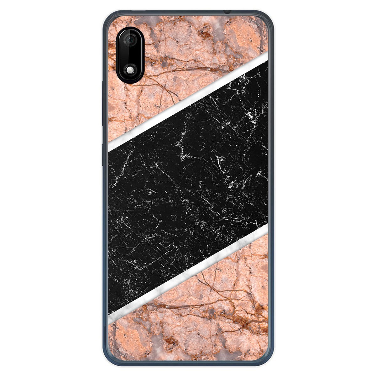 Funda Gel Tpu para Wiko Y70 diseño Mármol 07 Dibujos