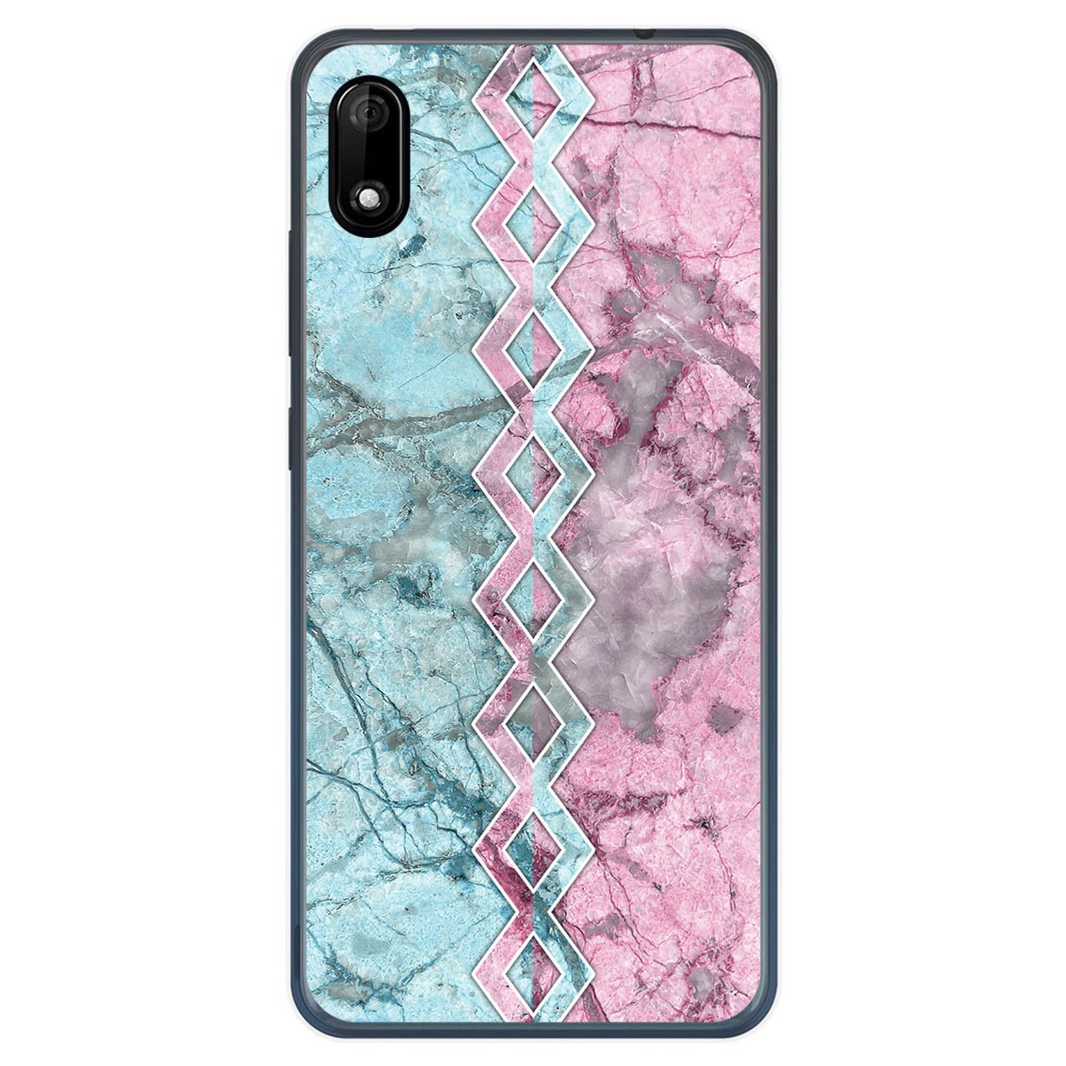 Funda Gel Tpu para Wiko Y70 diseño Mármol 08 Dibujos