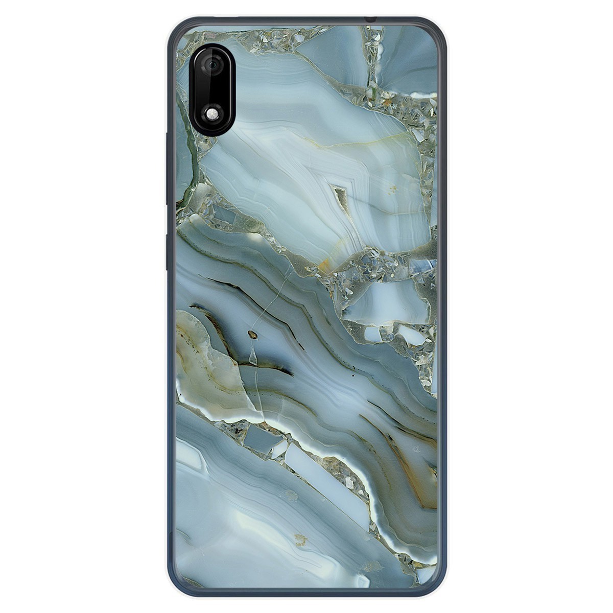 Funda Gel Tpu para Wiko Y70 diseño Mármol 09 Dibujos