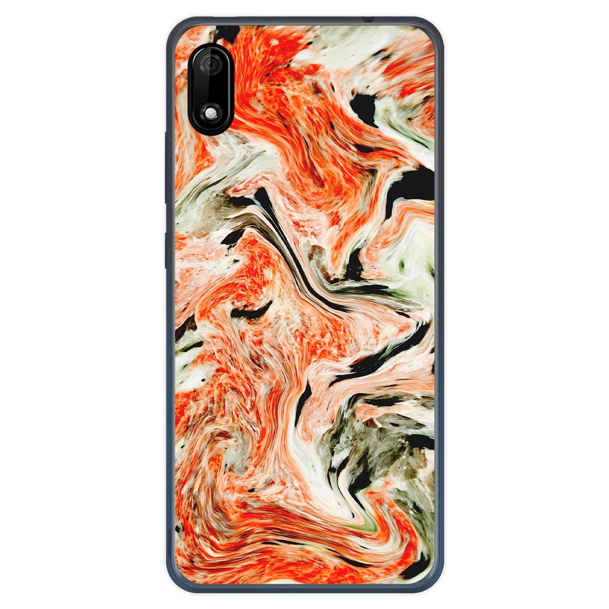 Funda Gel Tpu para Wiko Y70 diseño Mármol 12 Dibujos