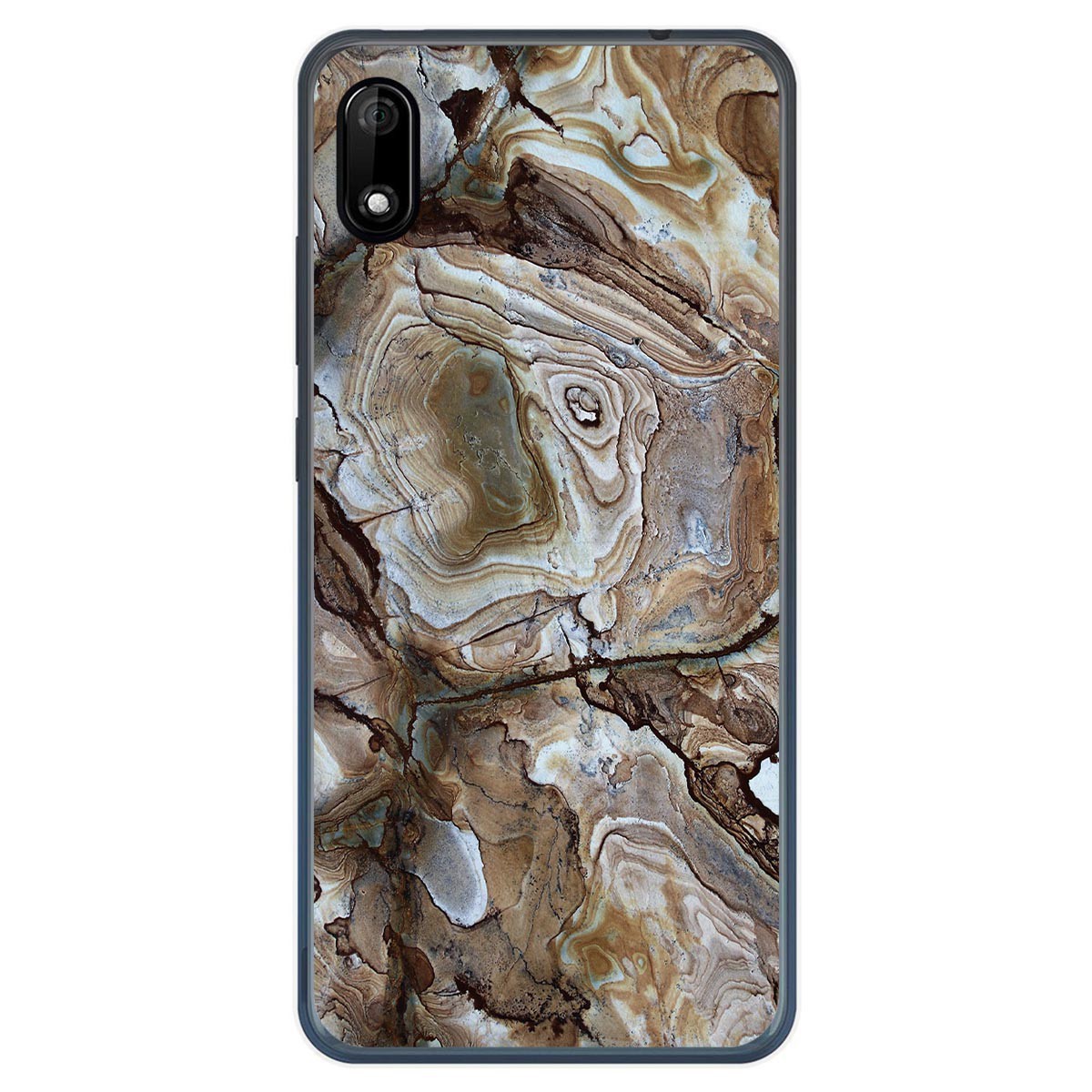 Funda Gel Tpu para Wiko Y70 diseño Mármol 14 Dibujos