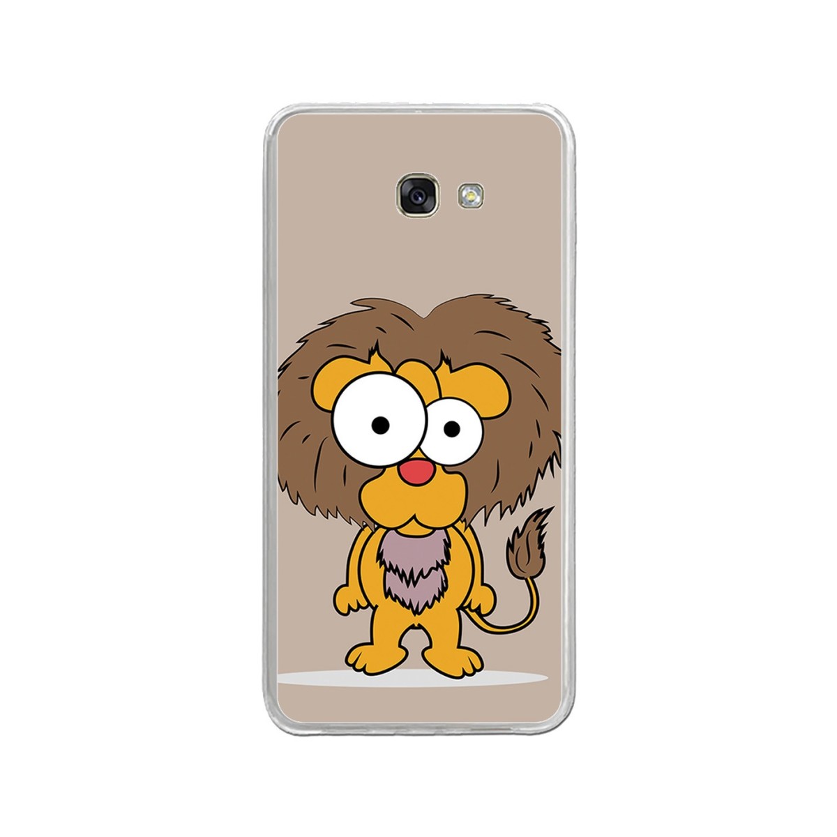 Funda Gel Tpu para Samsung Galaxy A3 (2017) Diseño Leon Dibujos