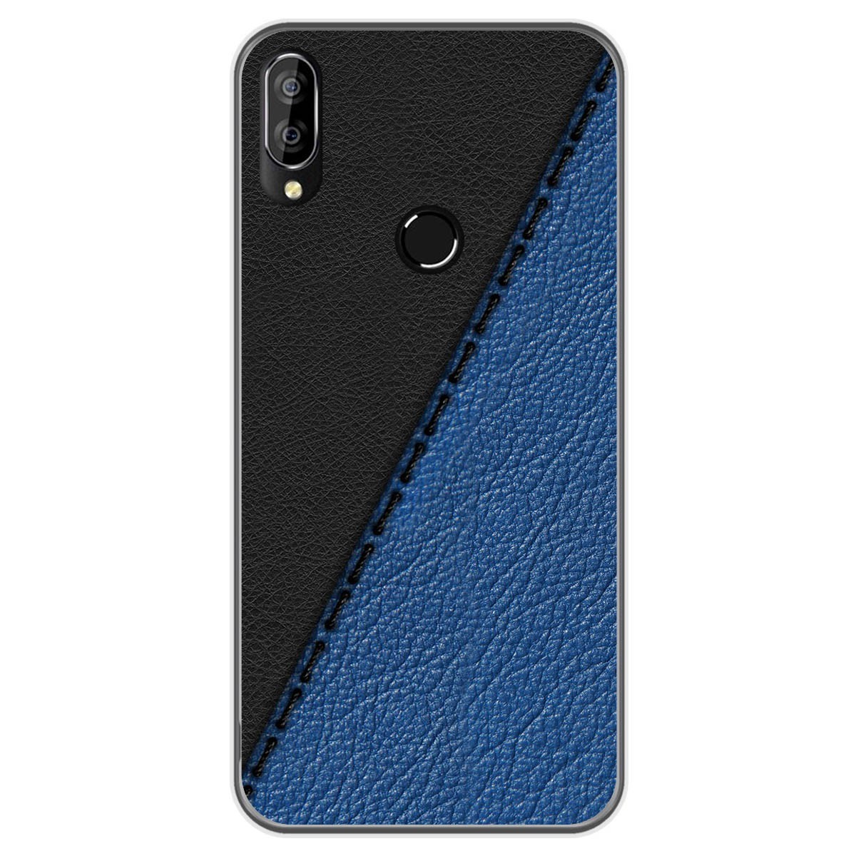 Funda Gel Tpu para Oukitel C16 Pro diseño Cuero 02 Dibujos