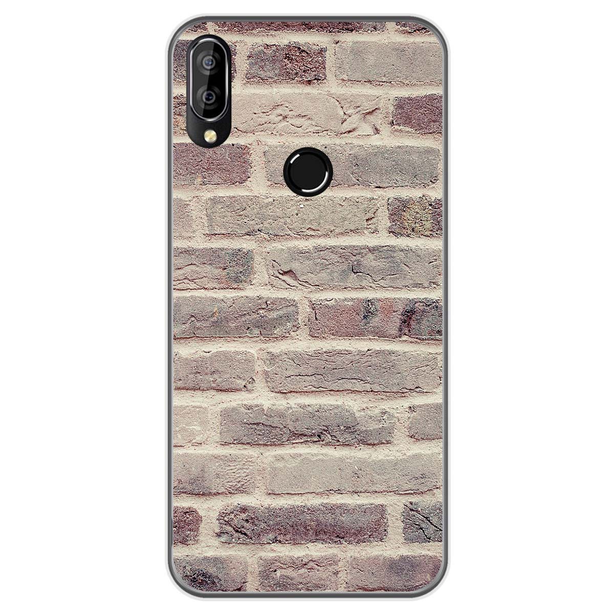Funda Gel Tpu para Oukitel C16 Pro diseño Ladrillo 01 Dibujos