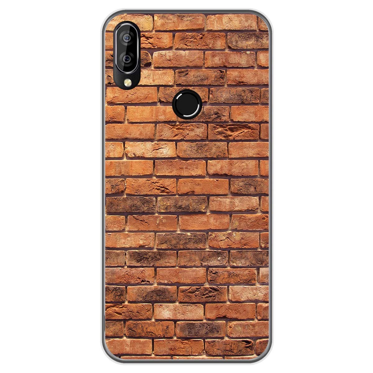 Funda Gel Tpu para Oukitel C16 Pro diseño Ladrillo 04 Dibujos