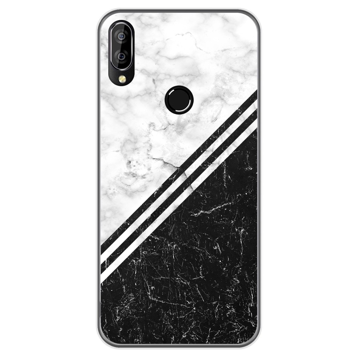Funda Gel Tpu para Oukitel C16 Pro diseño Mármol 01 Dibujos