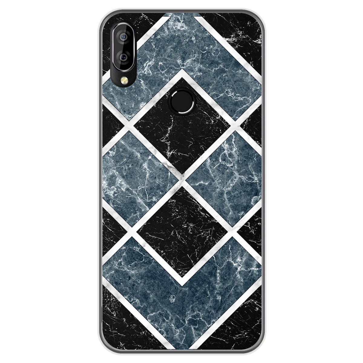 Funda Gel Tpu para Oukitel C16 Pro diseño Mármol 06 Dibujos