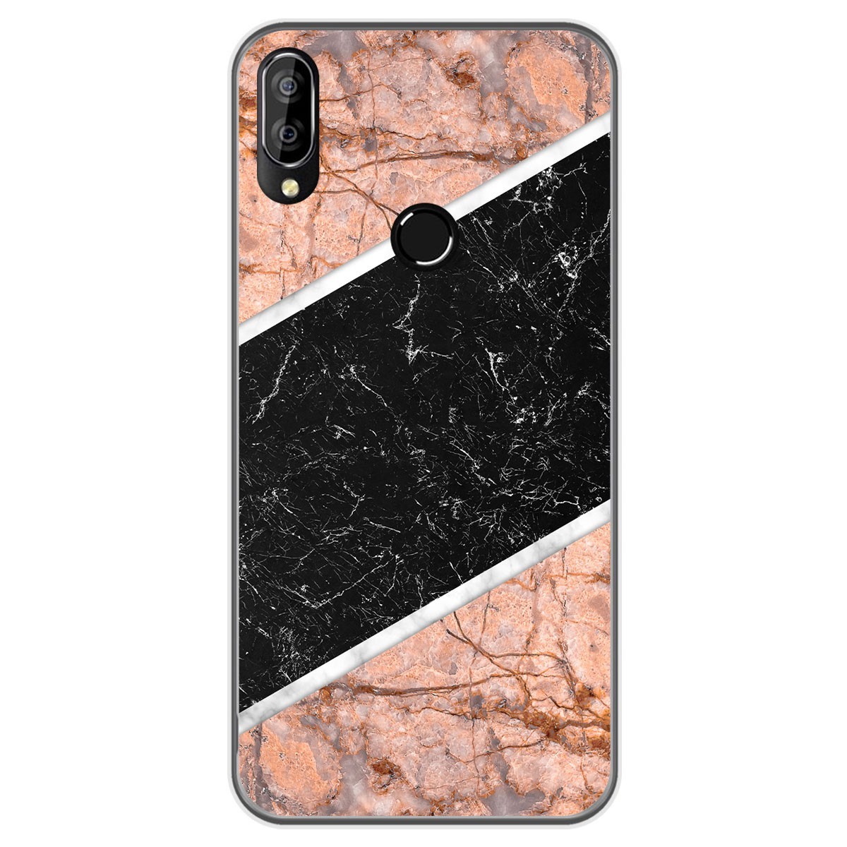 Funda Gel Tpu para Oukitel C16 Pro diseño Mármol 07 Dibujos