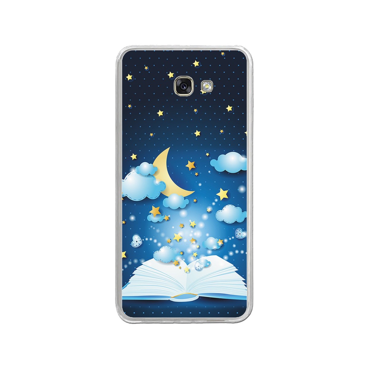 Funda Gel Tpu para Samsung Galaxy A3 (2017) Diseño Libro-Cuentos Dibujos