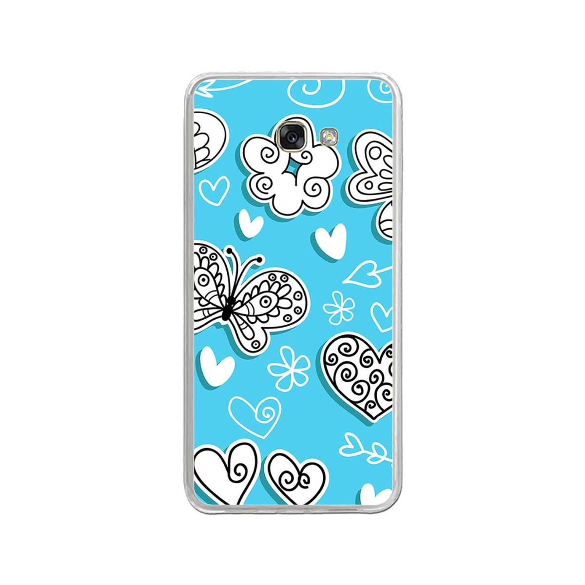 Funda Gel Tpu para Samsung Galaxy A3 (2017) Diseño Mariposas Dibujos