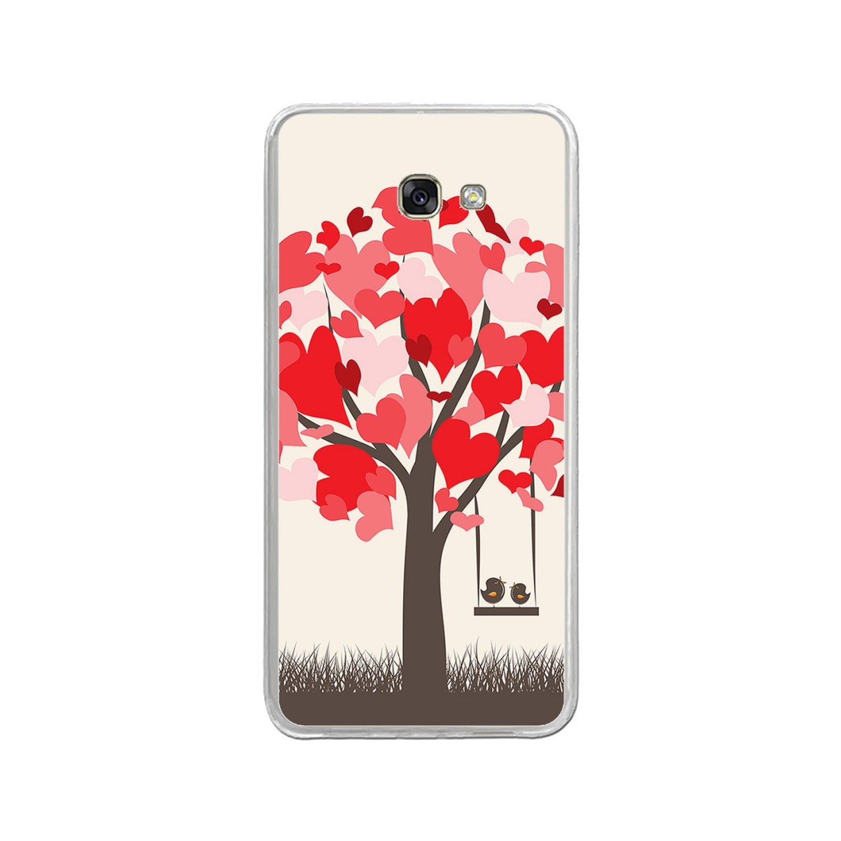 Funda Gel Tpu para Samsung Galaxy A3 (2017) Diseño Pajaritos Dibujos