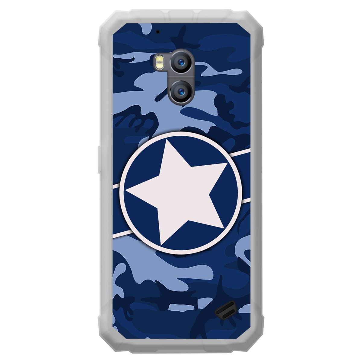 Funda Gel Tpu para Ulefone Armor X2 diseño Camuflaje 03 Dibujos