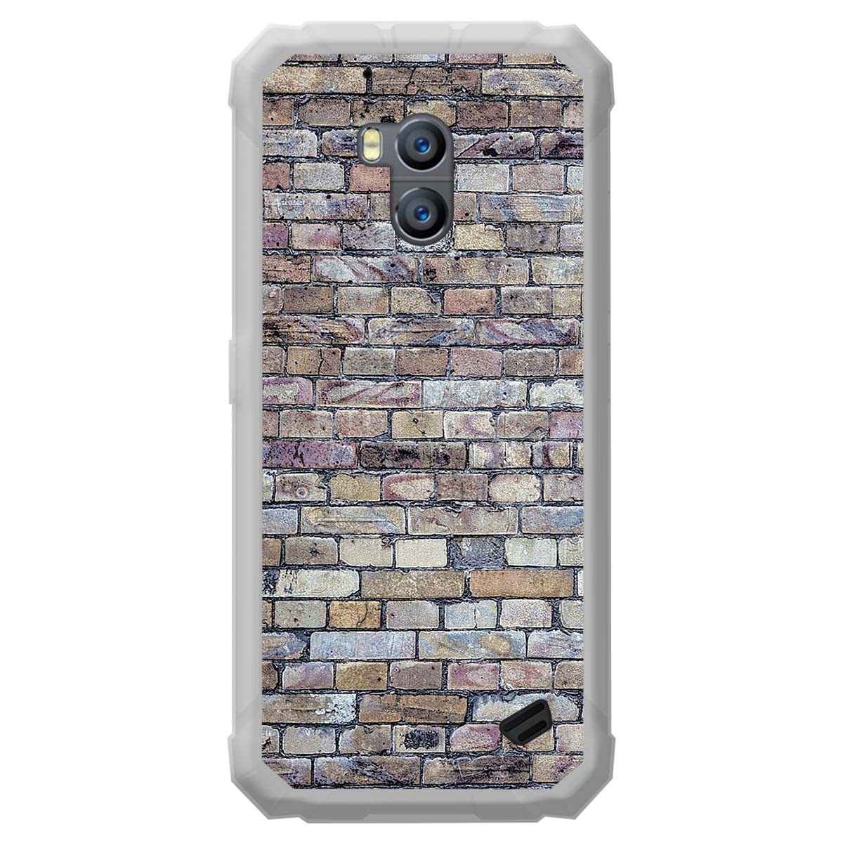 Funda Gel Tpu para Ulefone Armor X2 diseño Ladrillo 02 Dibujos