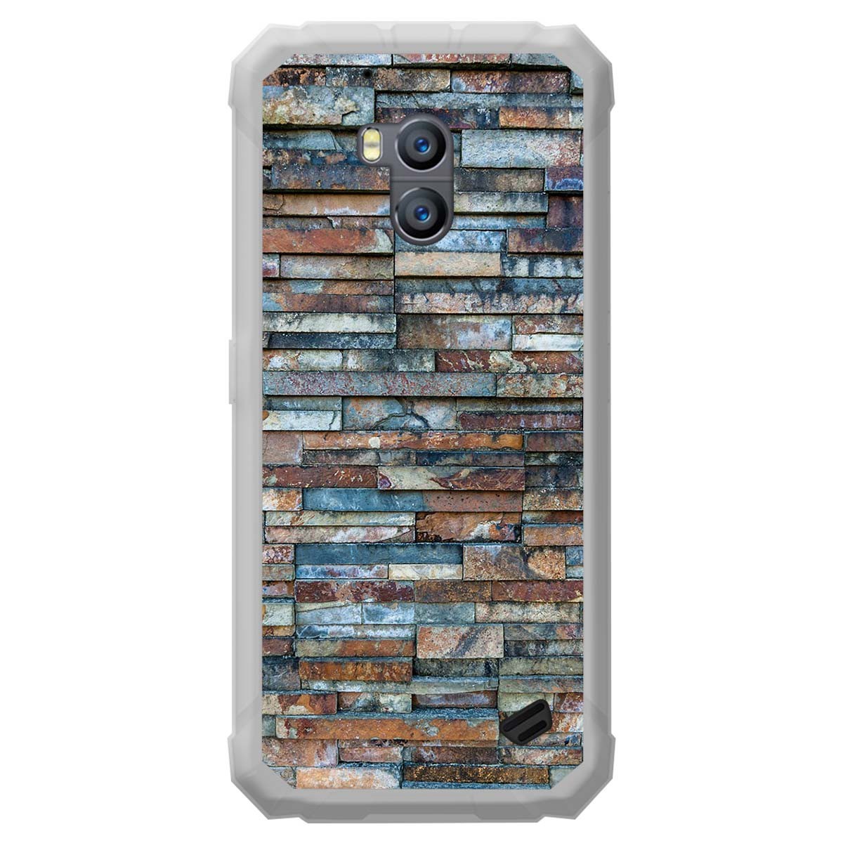 Funda Gel Tpu para Ulefone Armor X2 diseño Ladrillo 05 Dibujos
