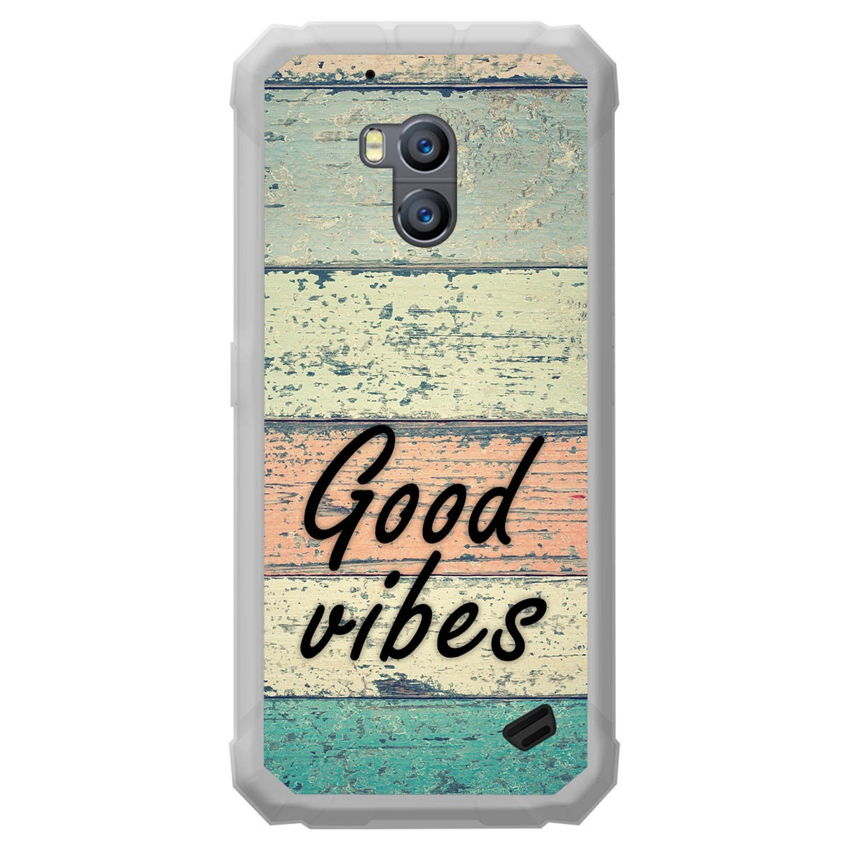 Funda Gel Tpu para Ulefone Armor X2 diseño Madera 01 Dibujos