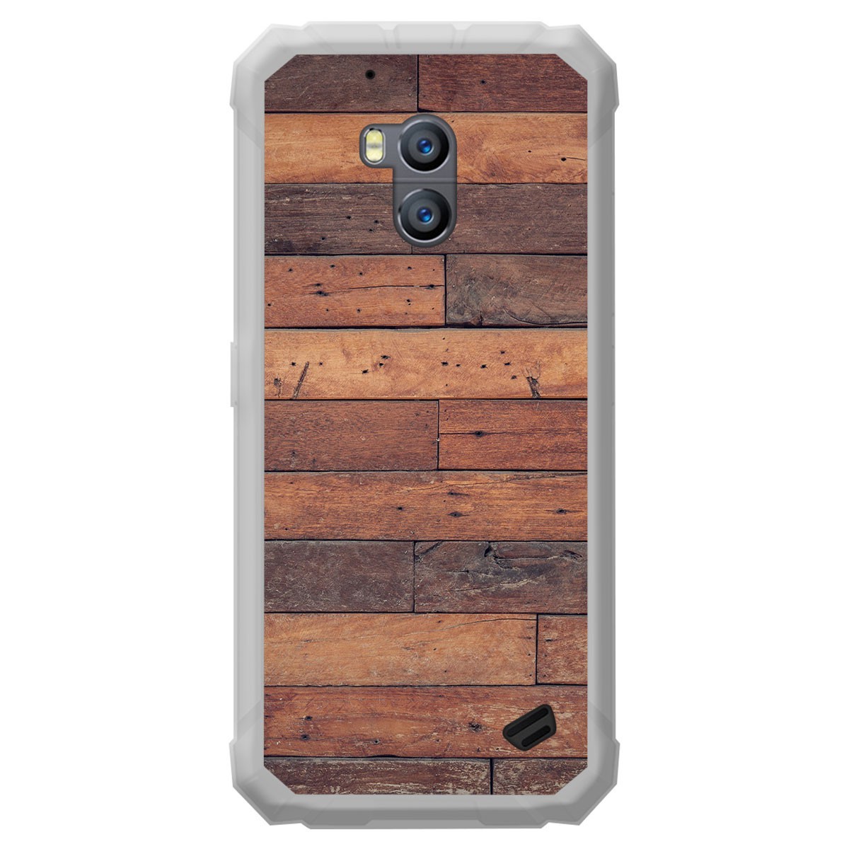 Funda Gel Tpu para Ulefone Armor X2 diseño Madera 03 Dibujos