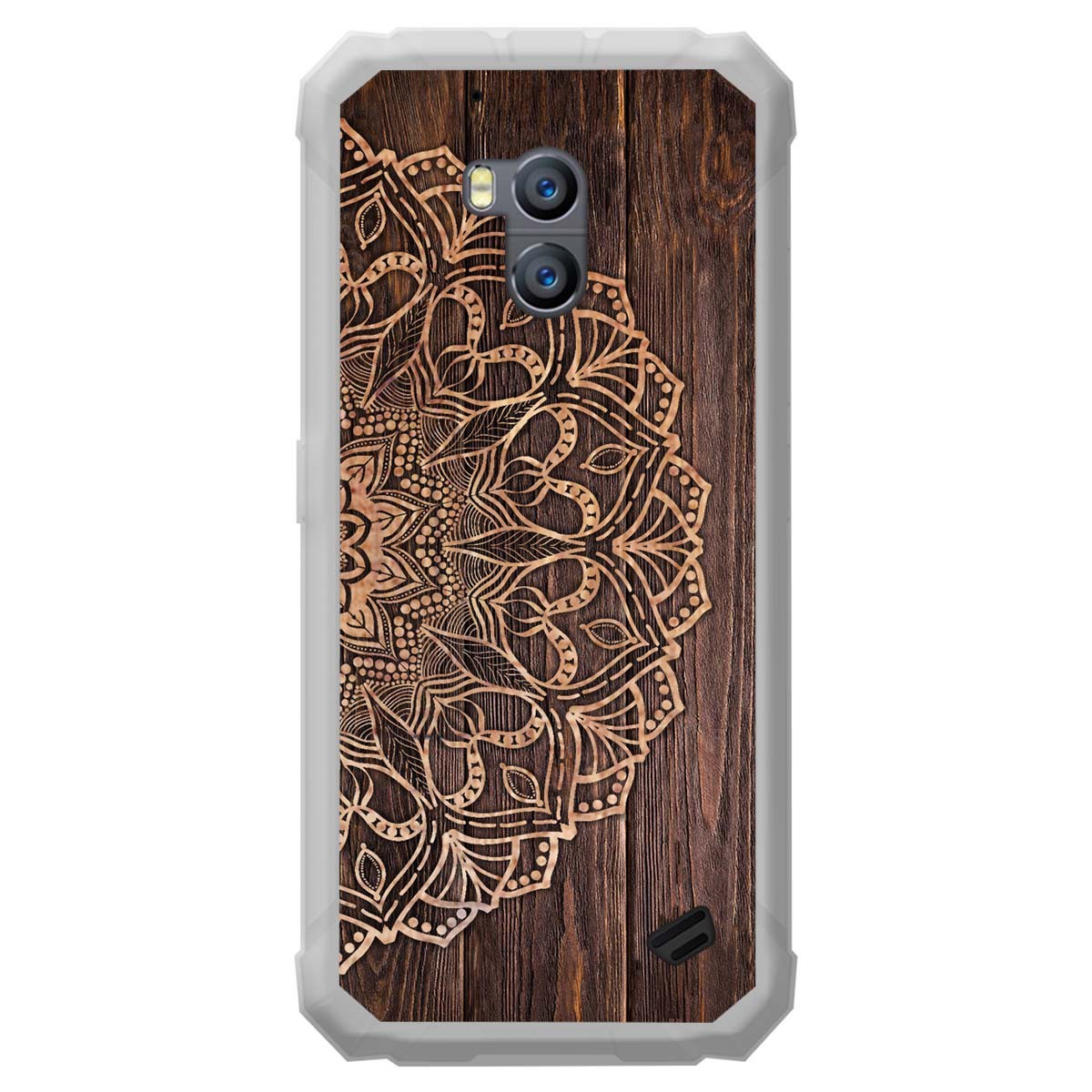 Funda Gel Tpu para Ulefone Armor X2 diseño Madera 06 Dibujos