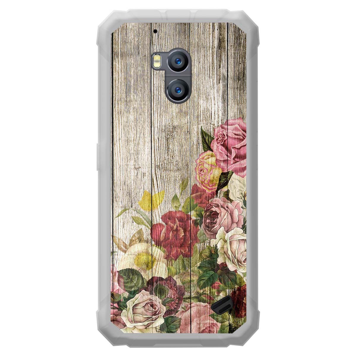 Funda Gel Tpu para Ulefone Armor X2 diseño Madera 08 Dibujos