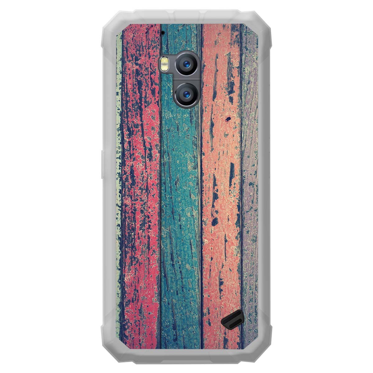 Funda Gel Tpu para Ulefone Armor X2 diseño Madera 10 Dibujos