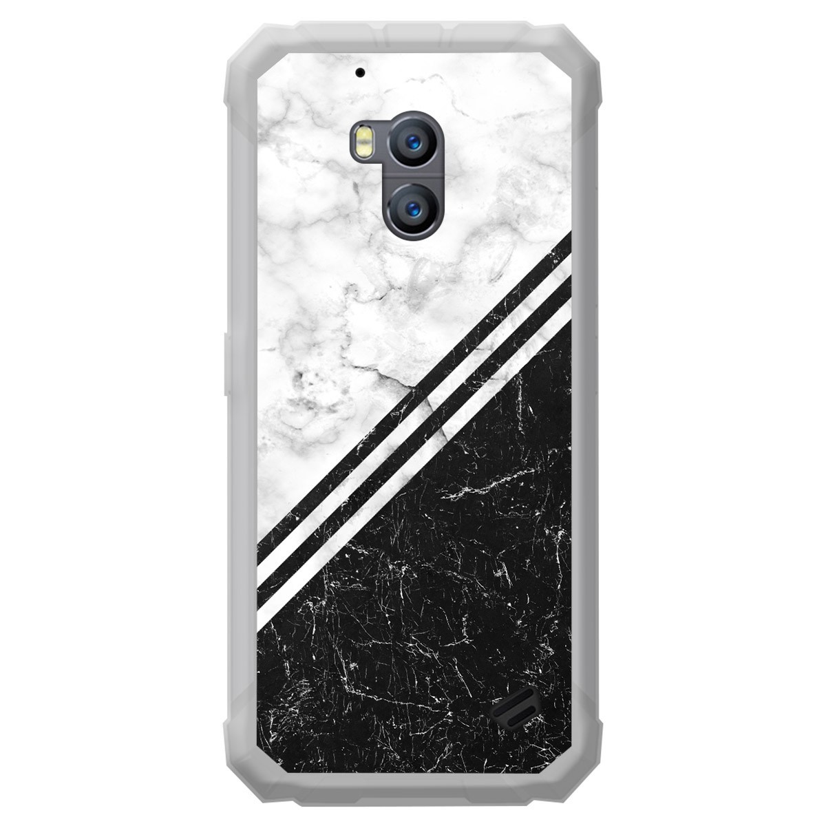 Funda Gel Tpu para Ulefone Armor X2 diseño Mármol 01 Dibujos