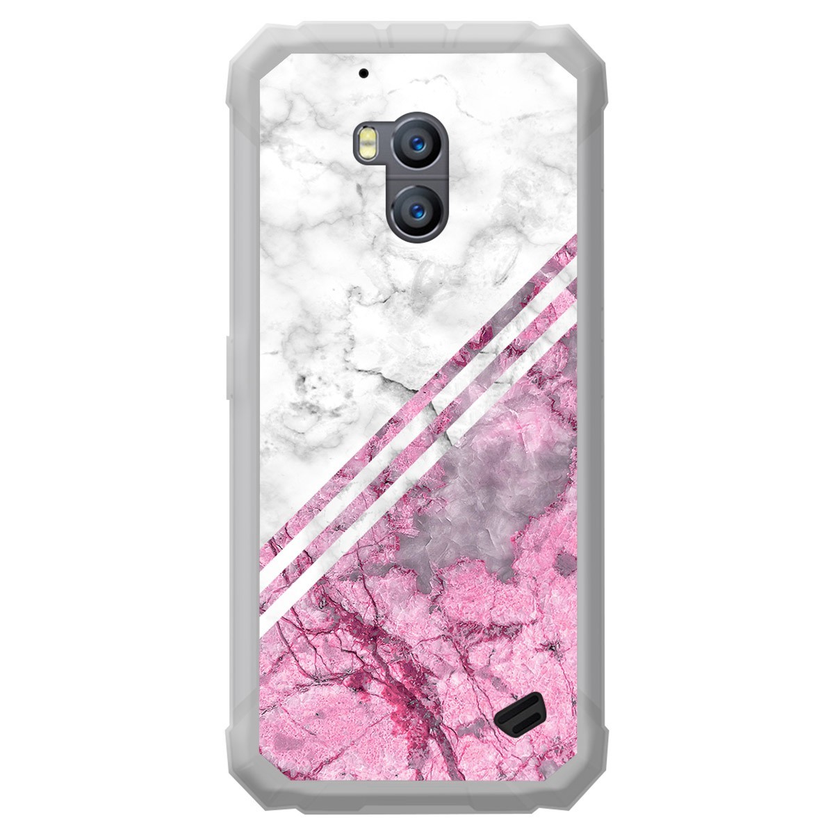 Funda Gel Tpu para Ulefone Armor X2 diseño Mármol 03 Dibujos