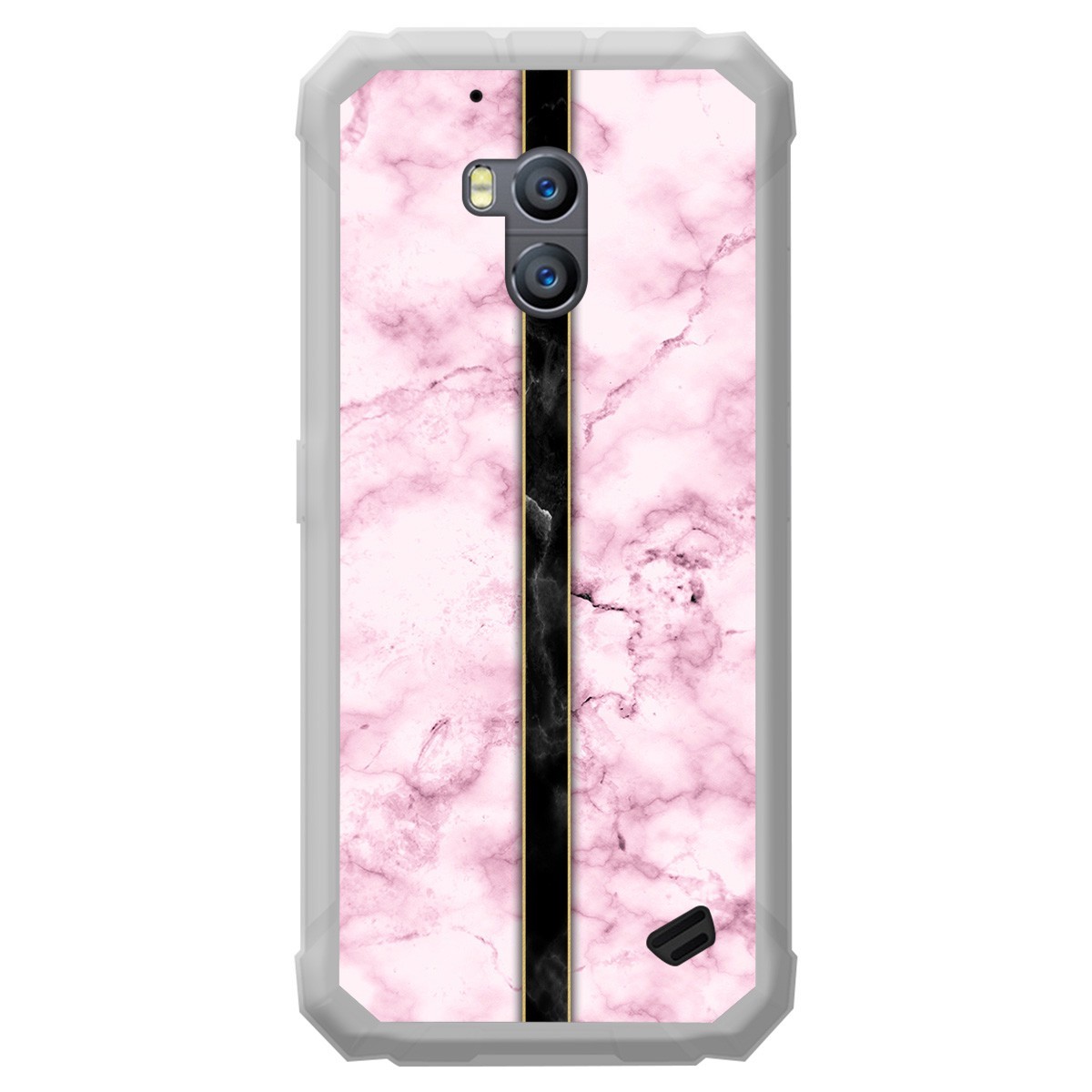 Funda Gel Tpu para Ulefone Armor X2 diseño Mármol 04 Dibujos