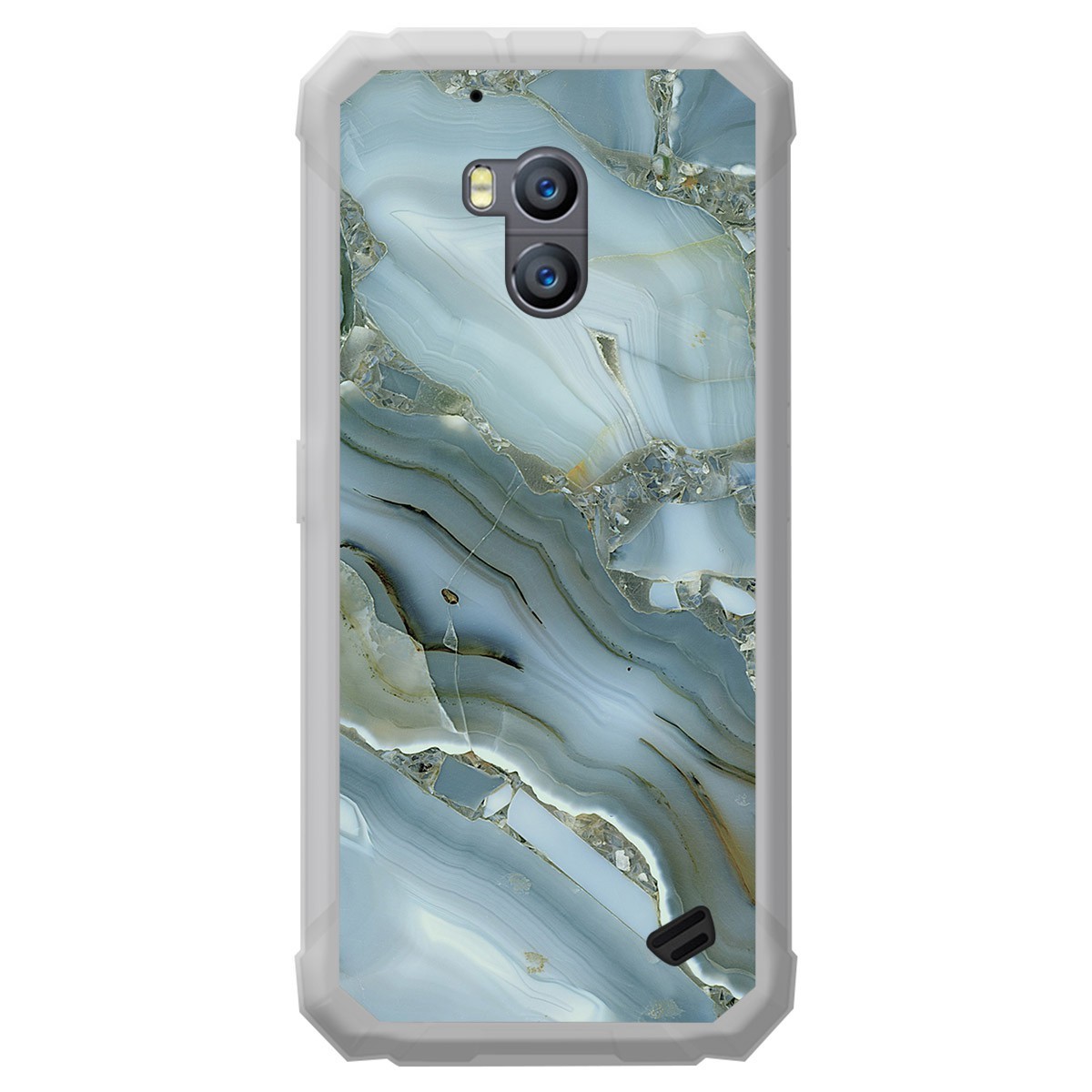 Funda Gel Tpu para Ulefone Armor X2 diseño Mármol 09 Dibujos