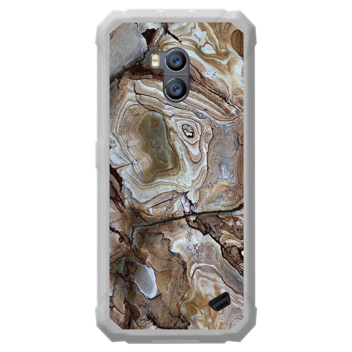 Funda Gel Tpu para Ulefone Armor X2 diseño Mármol 14 Dibujos