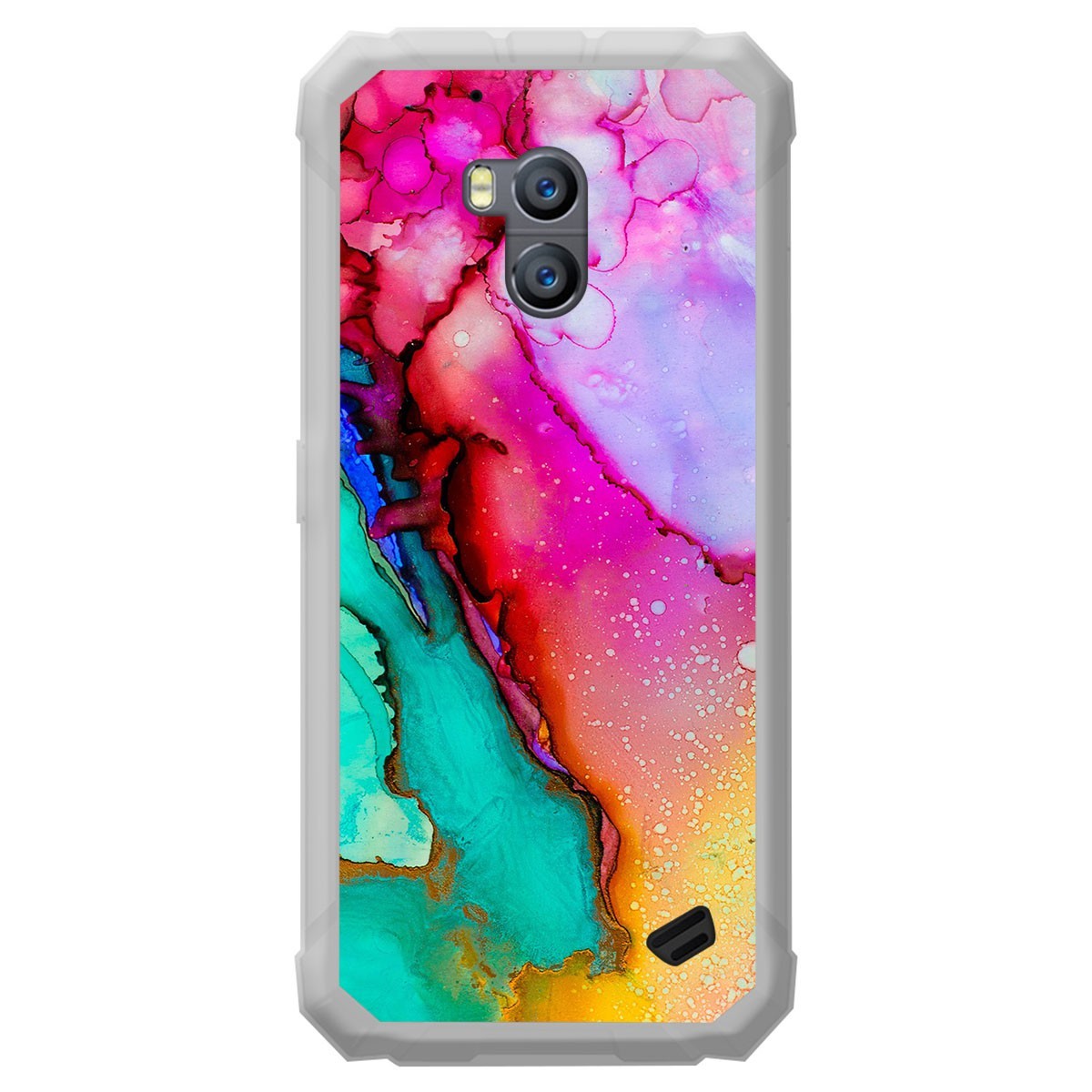 Funda Gel Tpu para Ulefone Armor X2 diseño Mármol 15 Dibujos