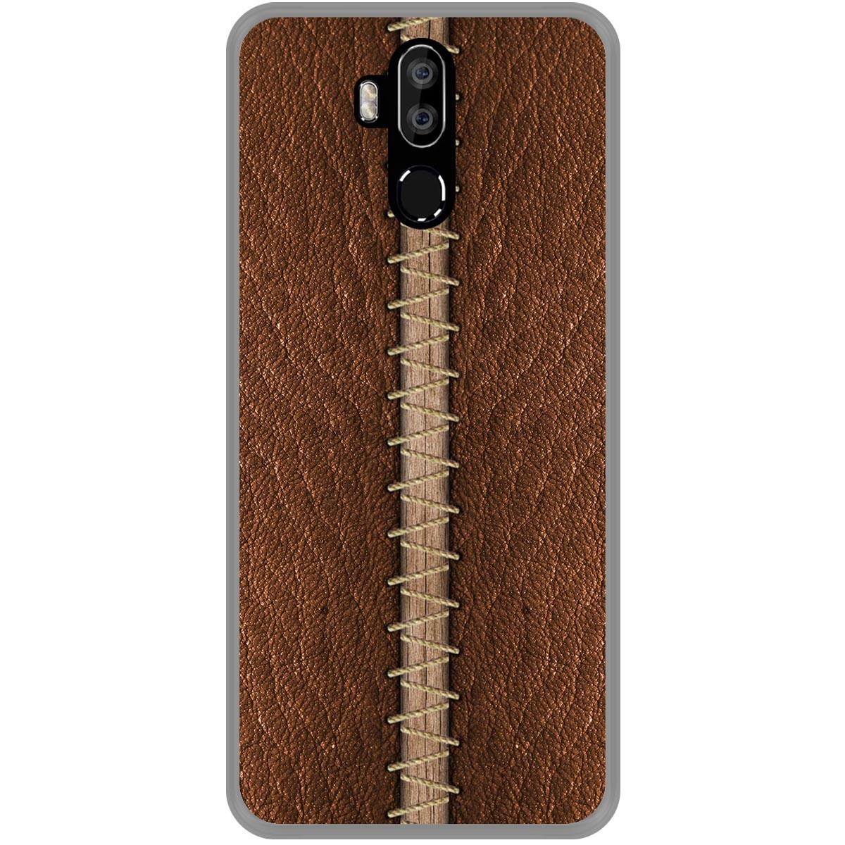 Funda Gel Tpu para Leagoo M13 diseño Cuero 01 Dibujos