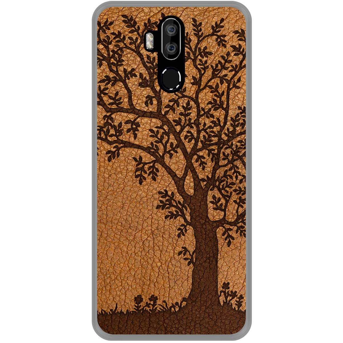 Funda Gel Tpu para Leagoo M13 diseño Cuero 03 Dibujos