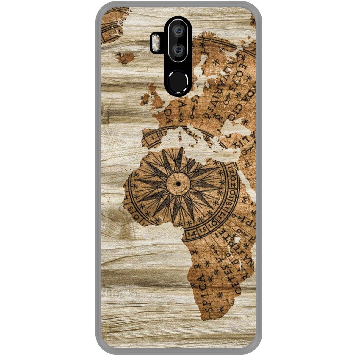 Funda Gel Tpu para Leagoo M13 diseño Madera 07 Dibujos