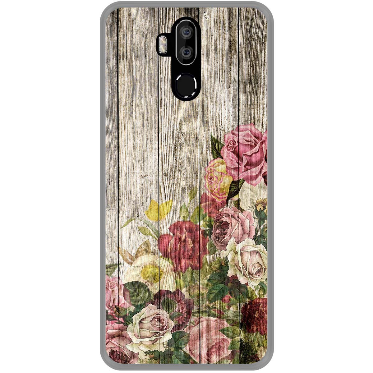 Funda Gel Tpu para Leagoo M13 diseño Madera 08 Dibujos